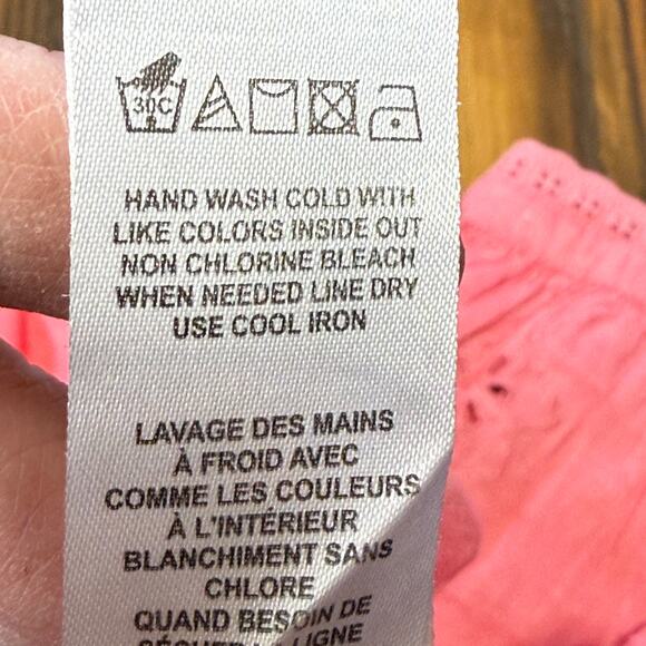 Tommy Bahama St Lucia Split Neck Dress Coral Coast Size XS Oversized - Picture 11 of 13